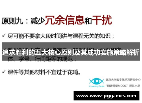 追求胜利的五大核心原则及其成功实施策略解析 追求胜利的五大核心原则及其成功实施策略解析